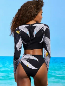 Maaji Epica High Rise High Leg Bikini Brief -CA Swimsuit Sales Shop 2391SCR004SpectacleLongSleeveCropTopFeathersBackEdited e72451a3 be8d 4b13 a109 bb9924f2190a