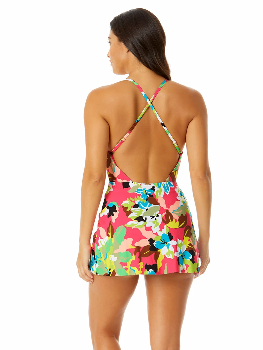 Anne Cole Surplice Swim Dress 2 Anne Cole Surplice Swim Dress - Image 2