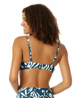 Anne Cole V-Wire Bikini Top -CA Swimsuit Sales Shop 23MT11057VWireBikiniTopJungleFeverBackEdit