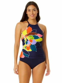 Anne Cole High Neck Tankini