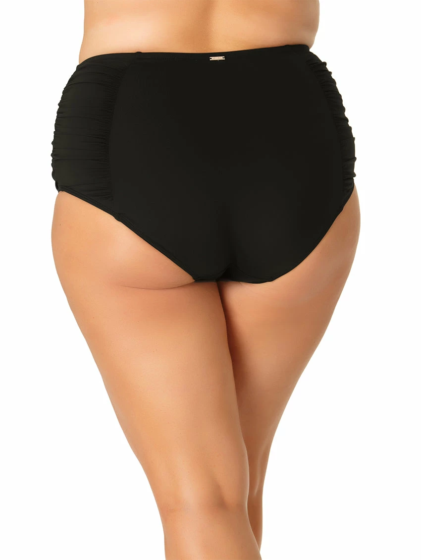 Anne Cole High Waist Tummy Control Plus Size Bikini Brief 2 Anne Cole High Waist Tummy Control Plus Size Bikini Brief - Image 2