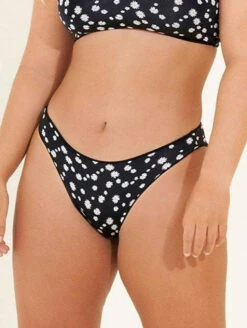 Maaji Sublimity High Leg Bottom -CA Swimsuit Sales Shop 3265SBC009SublimityHighLegBottomBlackOrchidFrontPlusReversedPrint