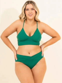 Maaji Daylight Longline Triangle Bikini Top -CA Swimsuit Sales Shop 3481STR600DaylightLonglineTriangleTankini3400SCC601JannineMidRiseCheekyBriefForestFrontEditedPlus 4af2bfef 49f4 4461 bddf b31607069009