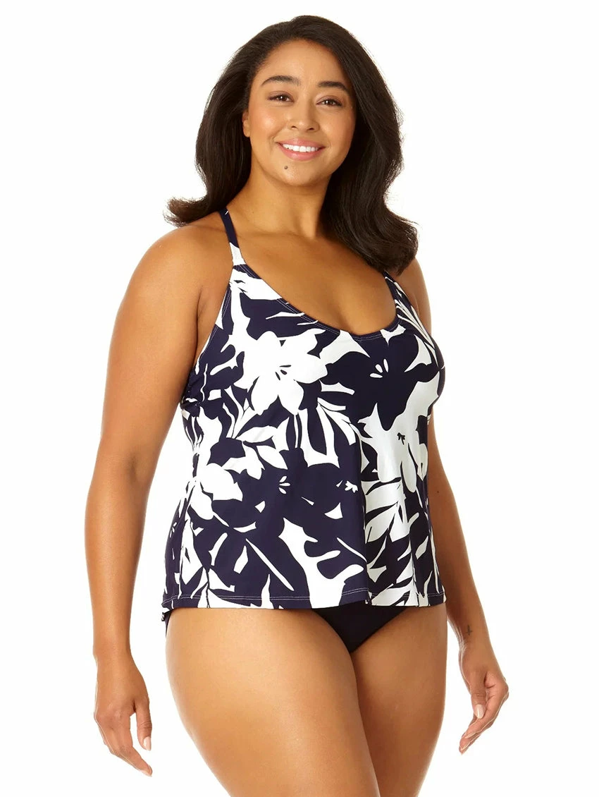 Anne Cole Easy Triangle Plus Tankini Top 2 Anne Cole Easy Triangle Plus Tankini Top - Image 2