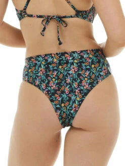 Body Glove Macabu Marlee Hi-Waist Plus Swim Bottom -CA Swimsuit Sales Shop BodyGloveMarleeHighWaistedBottom39 582150XBlackFloralBack