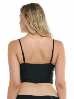 Body Glove Norah Crop Swim Top -CA Swimsuit Sales Shop BodyGloveNorahSwimCropTop39 506167BlackBack
