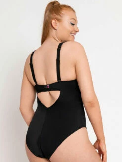 Curvy Kate Pool Party One Piece Reversible Swimsuit -CA Swimsuit Sales Shop CurvyKatePoolSidePrintMixCS018607BackAlt