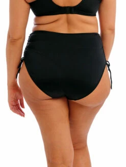 Elomi Plain Sailing Adjustable Bikini Brief -CA Swimsuit Sales Shop ES7287AdjustableBikiniBriefBlackBackEdit