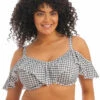 Elomi Checkmate Bardot Bikini Top