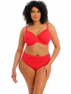 Elomi Bazaruto Mid Rise Bikini Brief -CA Swimsuit Sales Shop ES800602ElomiSavanetaPlungeBikiniTopES800672SavanetaMidRiseBikiniBriefSunsetFront