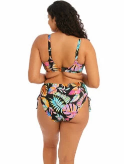 Elomi Tropical Falls Adjustable Bikini Brief -CA Swimsuit Sales Shop ES801502TropicalFallsPlungeBikiniTopES801573TropicalFallsAdjustableBikiniBriefBackEdited