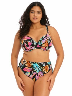 Elomi Tropical Falls Plunge Bikini Top