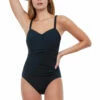 Profile By Gottex Tummy Control Underwire One Piece Swimsuit