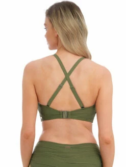 Fantasie Beach Waves Bandeau Bikini Top 13 Fantasie Beach Waves Bandeau Bikini Top -CA Swimsuit Sales Shop FantasieBeachWavesBandeauTopOliveFS502210BackAlt
