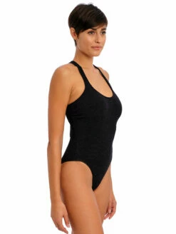 Freya Ibiza Waves One Piece Swimsuit -CA Swimsuit Sales Shop FreyaIbizaWavesOnePieceSwimsuitAS203842BlackSide