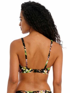 Freya Savana Sunset Bralette Bikini Top -CA Swimsuit Sales Shop FreyaSavannaSunsetBraletteBikiniTopAS204114MultiFloralBlackBack