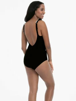 Anita Pure Graphics Cura One Piece Swimsuit -CA Swimsuit Sales Shop M3.7235AnitaPureGraphicsOnePieceBlackBackSide