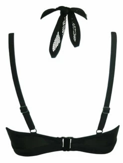 Pour Moi Glamazon Double Strap Bikini Top -CA Swimsuit Sales Shop PourMoiGlamazonBikiniTop30015BlackCutOutBack