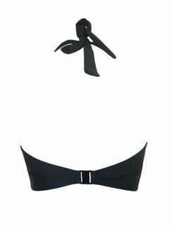 Pour Moi Space Halter Bikini Top -CA Swimsuit Sales Shop PourMoiSwimSpaceHalterBikiniTopBlack36058CutoutBack
